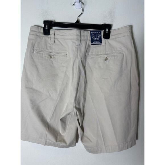 NWT Men's Nautica Khaki Deck Short Sz 38W 8.5" Inseam - Picture 3 of 3